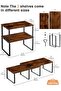 2pcs Counter Shelves Organizer, Kitchen Stackable & Expandable Cabinet Shelf - Wood Organiz - 2