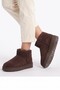 Warm Fur Lining Water-Repellent Women's Winter Casual Lifestyle Short Mini Thick Sole Boots
