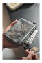 Double Zippered 2-Piece Mini Travel Bag Unisex Wallet - 5