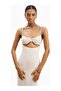 Custom Made Linen Bustier Long Women's Dress - 7