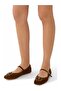 Pimlico Suede Square Toe Lu Luxury Design Women Ballet Flats - 3
