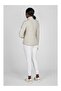 Quilted Jacket 1012 High Collar Luxury Women's Coat - 3
