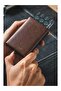 Rfid Protected Leather Pop-Up Men's Card Holder Wallet - 2