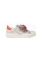 Laney Pom Pom Leather Stone Luxury Design Women's Sneakers