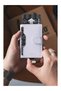 Rfid Aluminum Leather Pop-Up Unisex Card Holder Wallet - 2