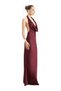 Satin Plunging Cowl Neck Maxi Dress Women's Dress - 4