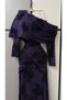Dark Purple Evening Dress Long - 4