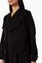 Stylish Applique and Beading Embellished Evening Gown with Soft Crepe Design for Elegant Nighttime Wear I - 6