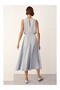 Cotton Poplin Midi Women's Skirt - 5