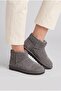 Furry Warm Water-Repellent Women's Winter Daily Use Short Mini Thin Sole Boots Smoked