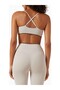 Bonded Skinny Strap Women's Sports Bra - 4