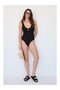 Textured Twist Detailed Women's Swimsuit - 4