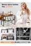 2pcs Counter Shelves Organizer, Kitchen Stackable & Expandable Cabinet Shelf - Wood Organiz - 3