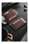 Rfid Protected Thin Leather Magnetic Unisex Card Holder Wallet - 3