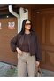 Women's Zippered Balloon Sleeve Oversize Bomber Jacket - 2
