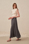 Flared skirt with ruffles - 2
