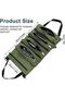 ® Waxed Canvas Roll Up Tool Bag Versatile Wrench Organizer - 2