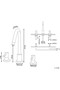 Kalambo Gold Sink Faucet, 3 Hole Swan Neck Design, Polished Brass - 2