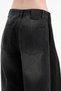 Women's jeans with fabric detailing on the sides, folded balloon fit design - 7