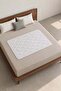 Liquid-Proof Quilted Mattress Cover Washable Mattress Protector Pad 70X100 cm White