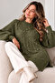 Stoned Knitwear Sweater K6041 Khaki