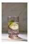 Savannah Cut Patterned Soda Glass Tumbler Set of 4 - 2
