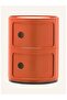 Modular Cylindrical Drawer Storage Unit,2 Compartment - 2