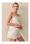 Silk Lace Strap Pajama Set for Women - 4