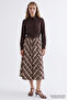 Satin Surface Pleated Waist Long Sleeve Regular Shirt - 2