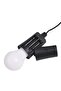 Battery Operated LED Pull Cord Light - 1m Hanging Lamp for Closet, Garage & Camping - 3