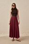 Flared skirt with ruffles - 4