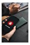 Rfid Protected Thin Leather Magnetic Unisex Card Holder Wallet - 4