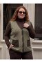 Plus Size Steel Mesh Classic Leopard Pattern Knitted Women's Vest
