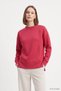 Patterned Crew Neck Blouse 8363A Red - 4