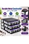 36 K-Cups Capsule Storage Drawer, 3-Tier Coffee Capsule Organizer, Space-Saving Durable Metal Rack – Black - 5