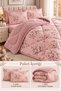 Double-sided double quilt set pink - 3