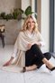 Women's Openwork Soft Knitwear Shoulder Shawl – Knitted Patterned Shawl - 2