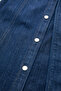 High Waist Belted Regular Denim Midi Skirt - 8