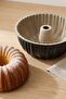 Black Shiny Stone Cast Cake Mold 22 cm - 3