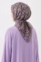 Soft Scarf Vintage Floral Dark Green - 3