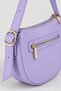 Marly women's faux leather chain accessory shoulder bag - lilac - 4
