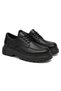 Zrj-t13 premium new lace-up men's daily classic shoe - black - 5