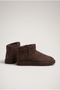 Furry Warm Water-Repellent Women's Autumn Winter Daily Use Short Mini Thin Sole Boots - 3