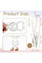 105Pcs Laundry Hooks Hanging Clips, Plastic Rope Hanger Clips, Hanging Hooks with Super Stro - 2