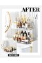 2-Tier Bathroom Organizer Countertop, Clear Makeup Desk Organzier for Dressing Table, Bathroom Vanit - 4