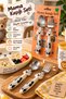 Children's Fork and Spoon Set – Stainless Steel 2-Piece Food Set with Cute Animal Figures - 8