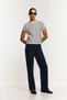 Slim wide jean