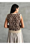 Stone - Brown Leopard Patterned Soft Sweater - 2Y4496 - 3