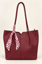 Women's Shoulder Bag Lightweight 3-Compartment Large Volume Daily Tote Bag with Large Size Shawl Accessory Elt