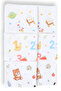 Set of 6 Double-Sided Dual-Function Children's Feeding Mats with Cotton Towel, Washable, 38X45 Cm, Mixed Themes